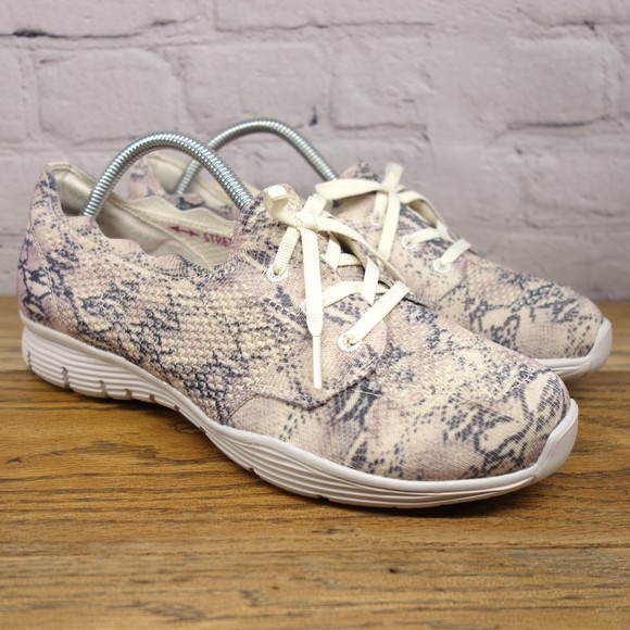 Skechers Women's Size 8 Seager In A Knit Slip On Fashion Shoe #486 - Picture 2 of 11